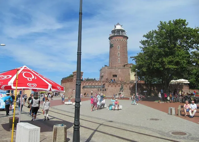 Z Balkonem Przy Latarni 150m Od Morza Apartament Kołobrzeg